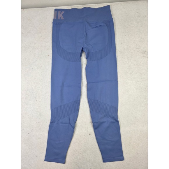 NWT Victoria Secret Pink Active Light Blue Compression Leggings Size‎ M - Picture 2 of 9